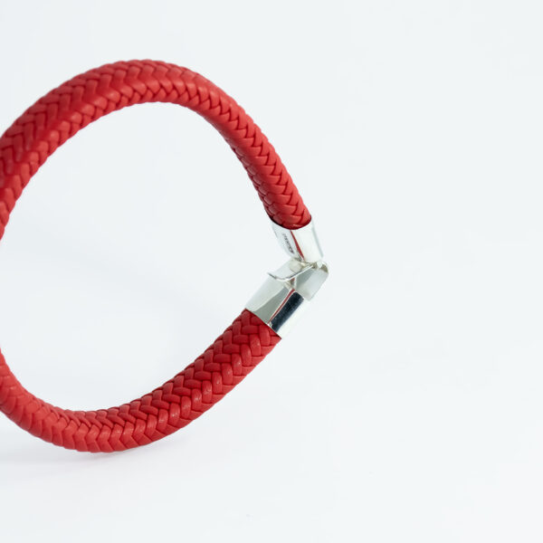 Crimson Garfield Flat Braid