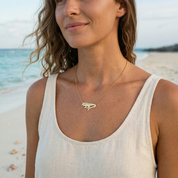 Radiant Iguana Pendant