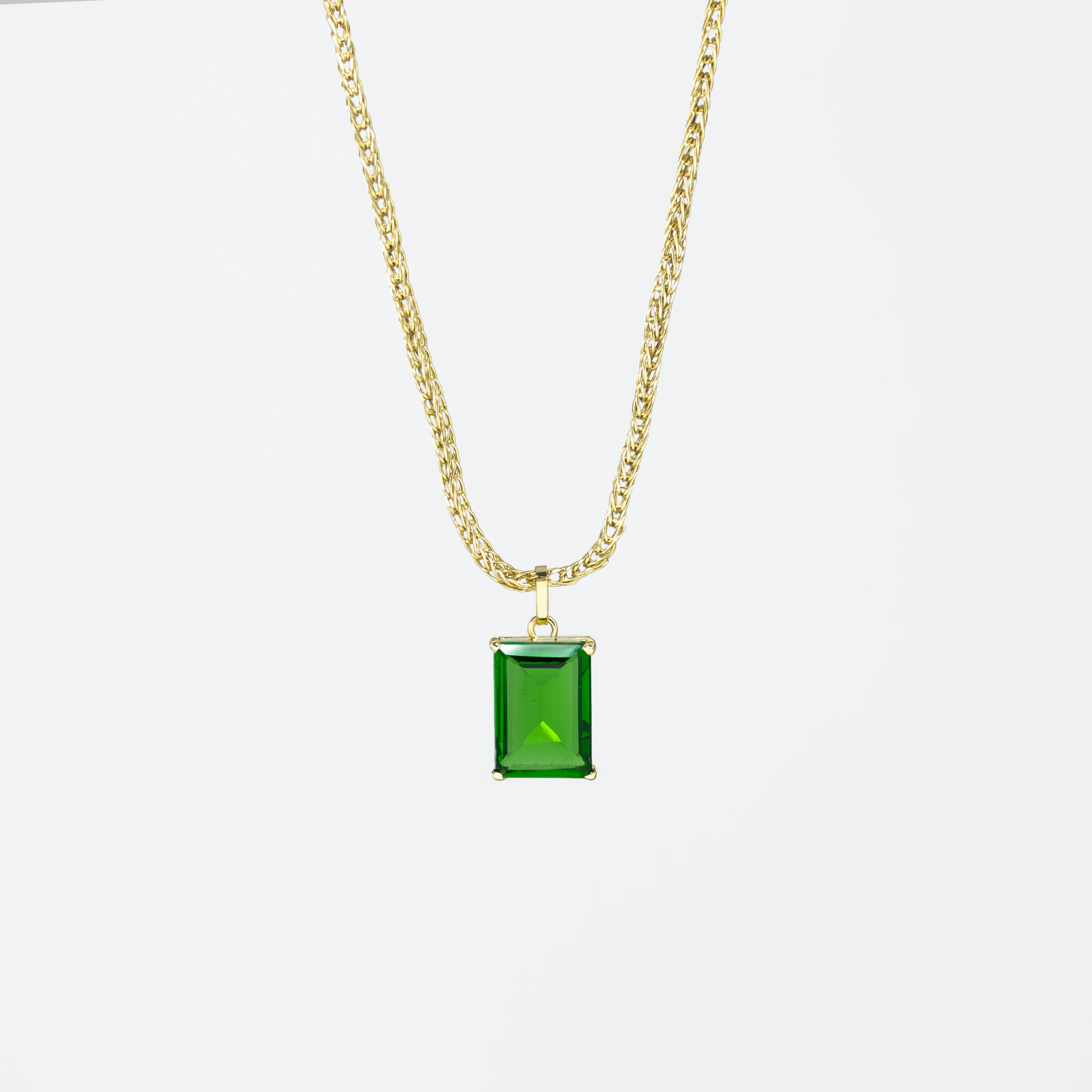 GREEN OBSIDIAN PENDANT