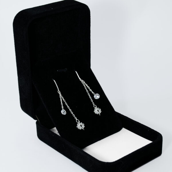 STELLAR PETAL CHAIN EARRINGS