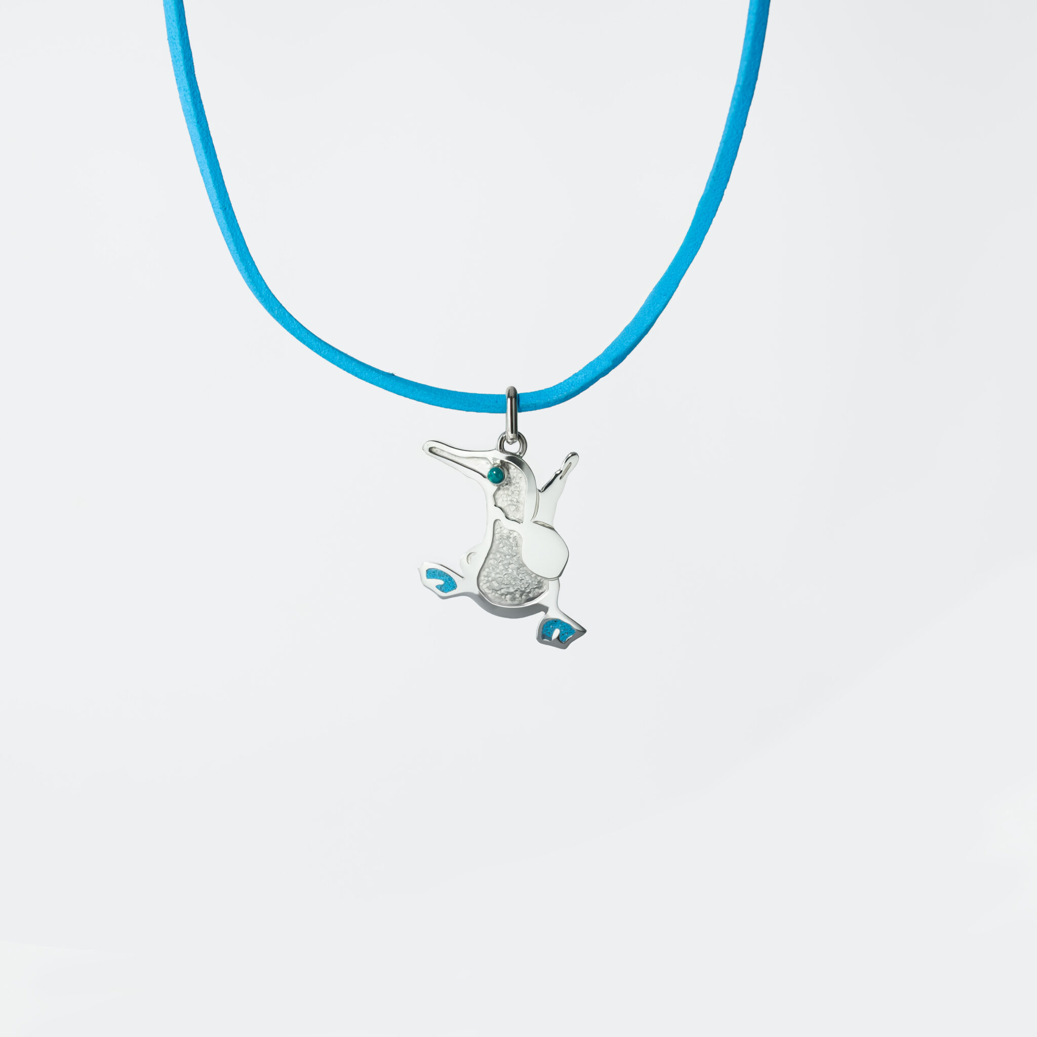Blue Footed Booby Pendant