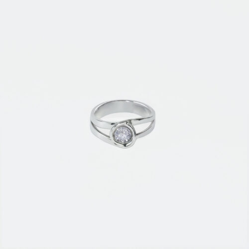 Floral Filigree Solitaire