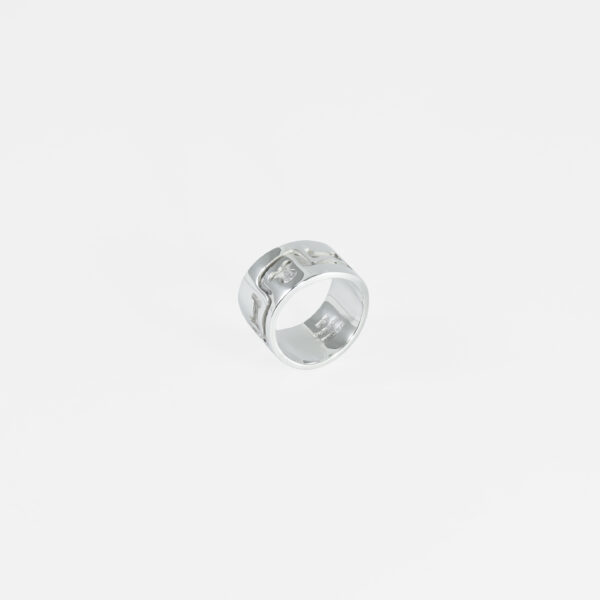 OCEANIC WAVE SYMBOL RING