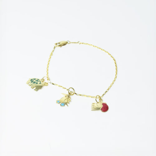 Brazalete estilo cadena máquina 18,5cm