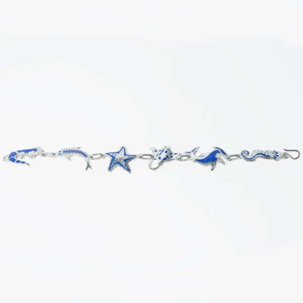 Galapagos Blue Mosaic Cuff