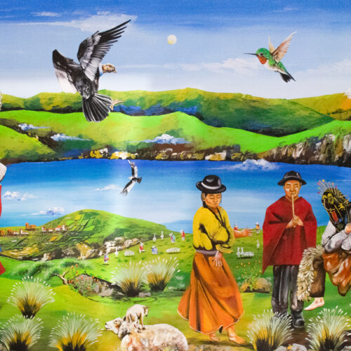 ANDES DANZA EN EL QUILOTOA